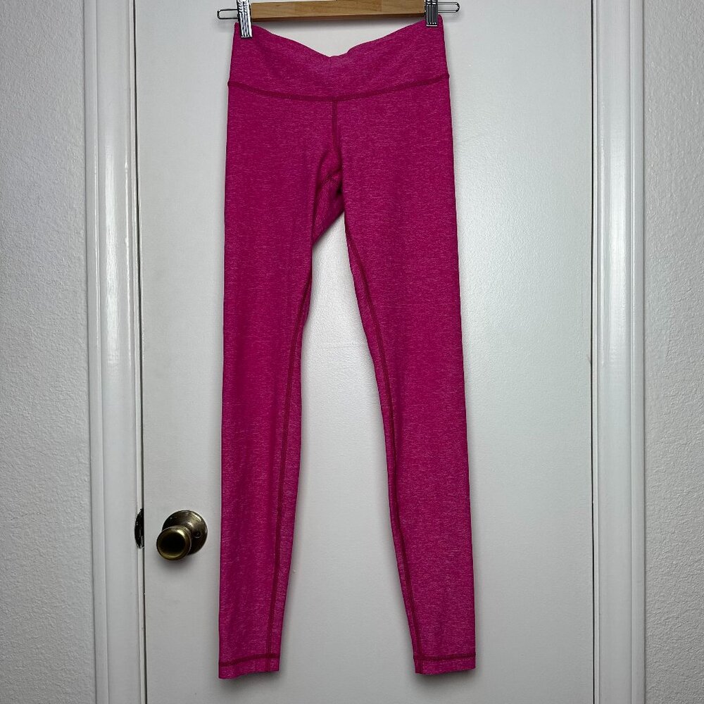 Lululemon Pink Marled Wunder Under Leggings 4